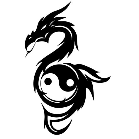 Ying Yang Dragon by KingKajuka on DeviantArt