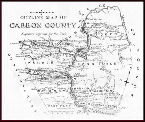 Carbon County Pa Map - Atlanta Georgia Map