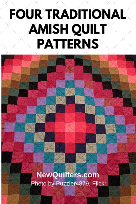 Amish Quilt Patterns - Four Traditional Favorites - New Quilters