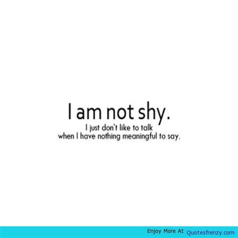 Shy Quotes Funny - ShortQuotes.cc