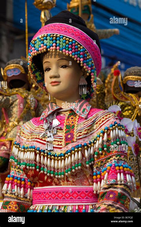 Thailand, Golden Triangle, Chiang Mai, Souvenir Dolls Stock Photo - Alamy