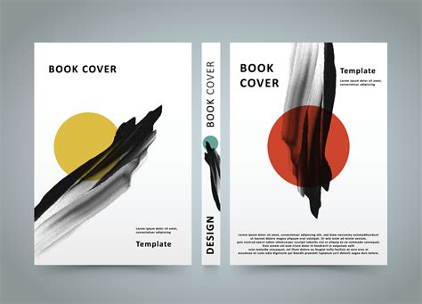 Book Cover abstract minimalist art soft cover book design poster design ...