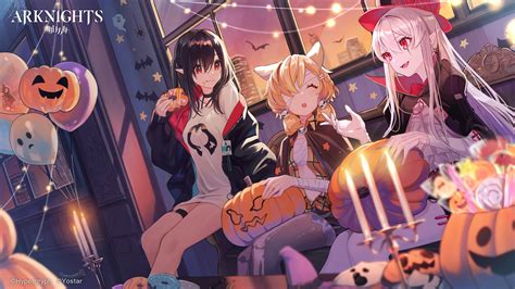 3840x2160 Resolution Arknights Halloween 2020 4K Wallpaper - Wallpapers Den