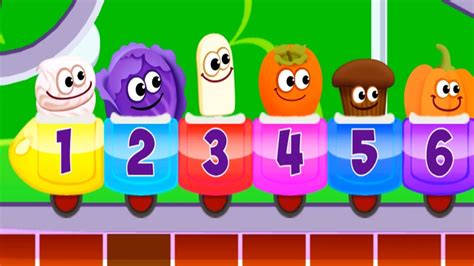 Baby Lean Numbers 1 2 3 with Funny Food 3 - Play Math kids Number Games For Toddlers And Kids ...