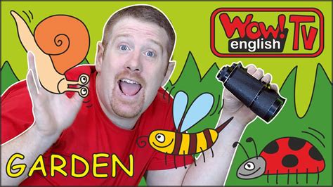 Garden Animals | Stories for Kids from Steve and Maggie | Learn ESL Story Wow English TV | Your ...