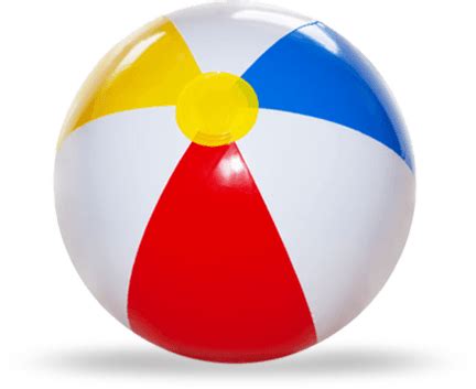Bola de praia Branco Vermelho Azul PNG transparente - StickPNG