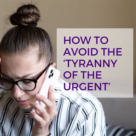 How to avoid the tyranny of the urgent — ClearlyThen