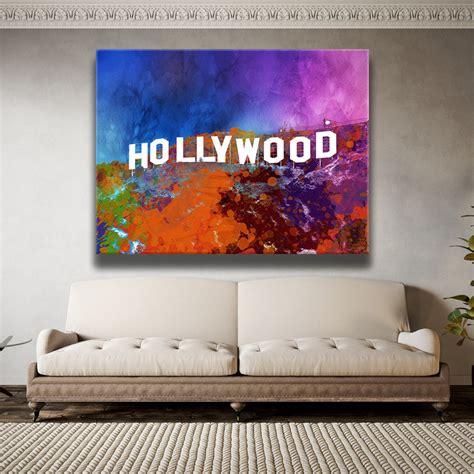 Hollywood Hills Sign - TheGOATWallArt