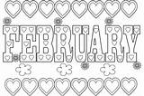 February Coloring Pages  Best For Kids sketch template
