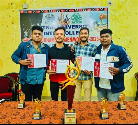 The BJB College boys’ team participated in the inter-college chess tournament at Utkal ...