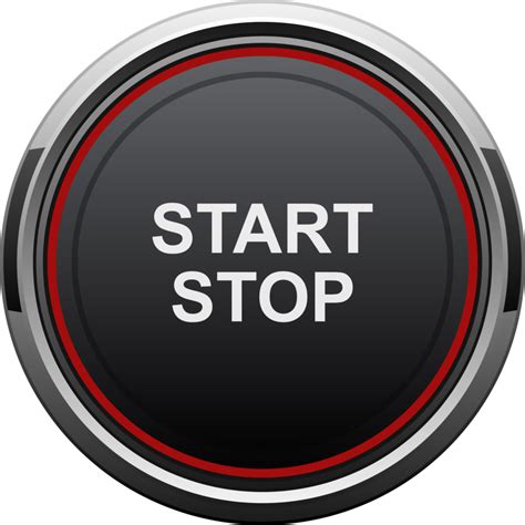 Start and stop engine button clipart design illustration 9304571 PNG