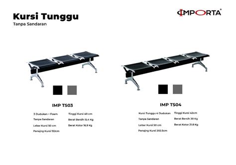 Kursi Tunggu Tanpa Sandaran Importa IMP TS Kursi Bandara Kursi Tunggu Rumah Sakit Besi ...