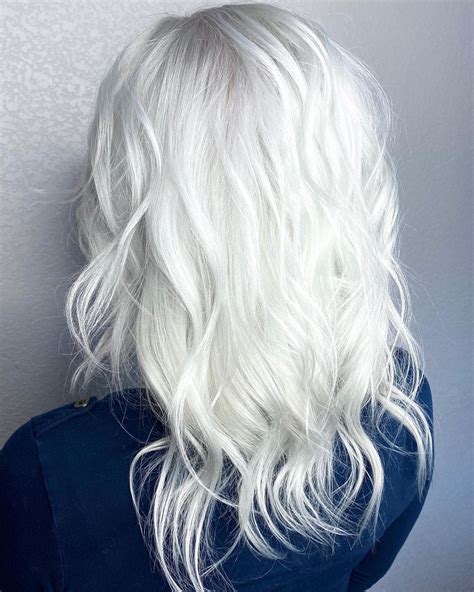 Pin by crafty_muse on Hairstyles | White blonde hair, Platinum blonde ...