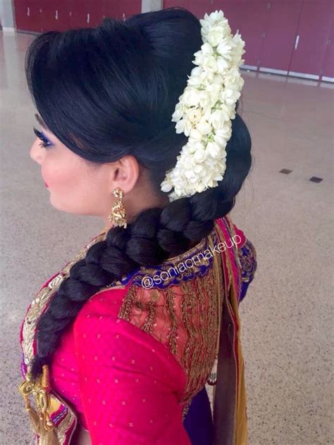 18 Indian Wedding Hairstyles with Jasmine Flowers | Bling Sparkle