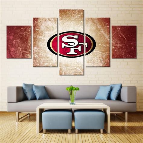 San Francisco 49ers Wall Art #canvas #football #college #sport #wall #nfl #art | Football wall ...