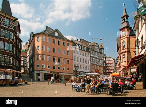 Old town, Marburg Stock Photo - Alamy