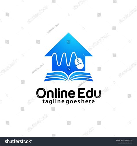 Online Education Logo Design Template Stock Vector (Royalty Free ...