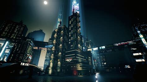 Cyberpunk 2077 Skyscraper [1920x1080] : r/wallpaper