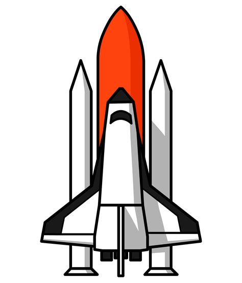 Clipart rocket space shuttle, Clipart rocket space shuttle Transparent FREE for download on ...