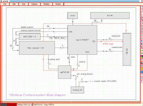 XCircuit screenshot. Click here for a full-view sample screen (43KB GIF grabbed using xv).