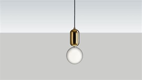 Aballs brass lighting (Inin)-膠囊吊燈-Eason自製 | 3D Warehouse | Interior ...