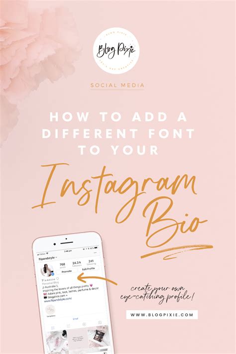 How To Change The Font In Your Instagram Bio ⋆ Blog Pixie