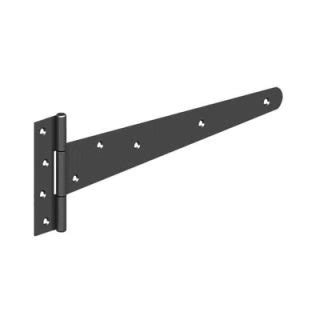 Tee Hinges Black 18" Heavy Duty - Platers Fencing & Garden Buildings