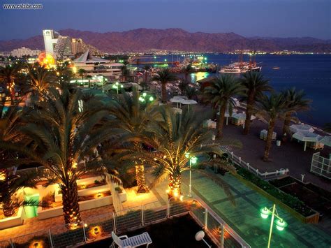 🔥 Download City Early Evening In Eilat Israel Desktop Wallpaper Nr by @ryanvasquez | Israel ...