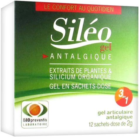 Siléo Gel Articulaire Antalgique 12 Sachets de 2 g: Amazon.fr: HygiÃšne ...