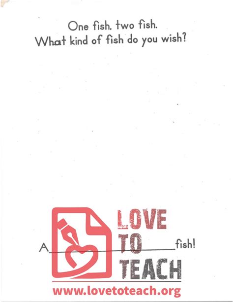 One Fish, Two Fish | LoveToTeach.org