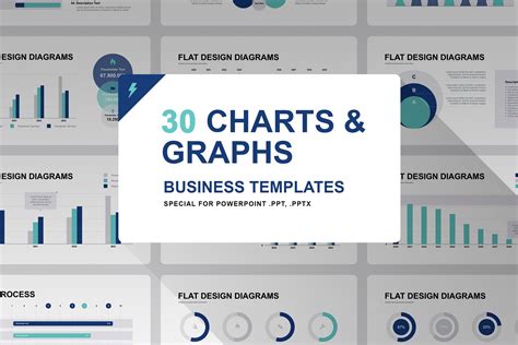 Charts and Graphs PowerPoint | Presentation Templates ~ Creative Market