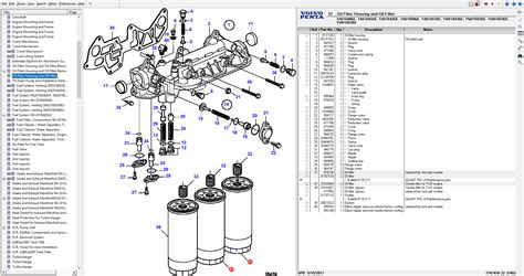 Volvo Engine Parts Catalog