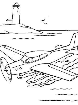 Water Landing Airplane Coloring Pages & coloring book. 6000+ coloring pages.