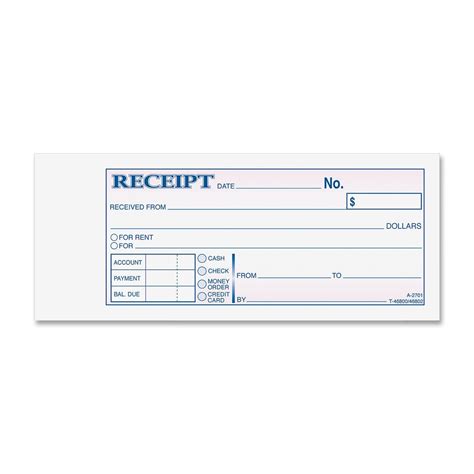 Adams Carbonless Receipt Book - LD Products