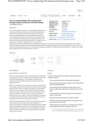 Us20030017878 curvic coupling patent - sandeep muju | PDF