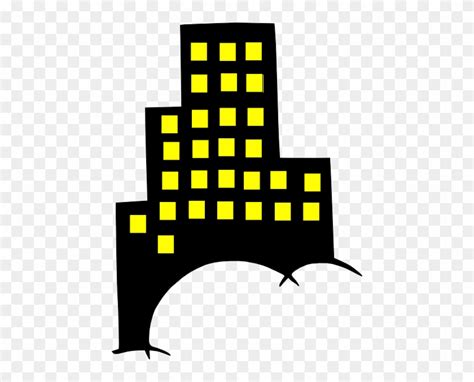 Skyscraper Building Clip Art - Black And Yellow Buildings - Free Transparent PNG Clipart Images ...