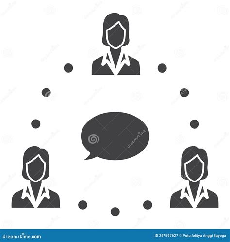 Cartoon Business Connection Stock Vector - Illustration of simple ...