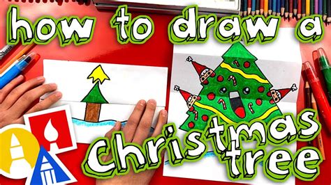 How To Draw A Christmas Tree Art For Kids Hub - Howto Techno