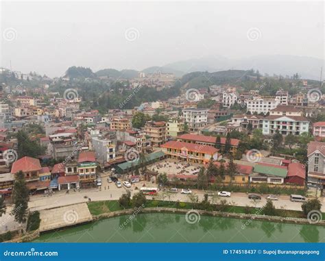 Sapa,Lao Cai,Vietnam: Scenery View Misty Fog in Sapa City at Sapa Lake,Sapa ,Lao Cai, Vietnam ...