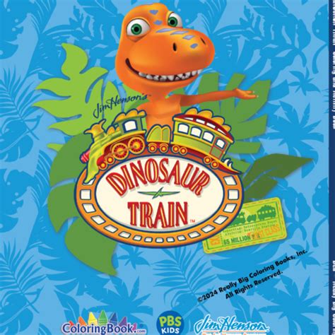 Dinosaur Train Coloring Book, Official