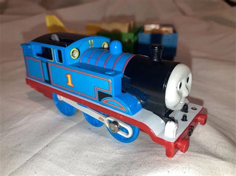 Tomy Trackmaster Thomas the Tank Engine Train 1992 With 4 Mad Dash ...