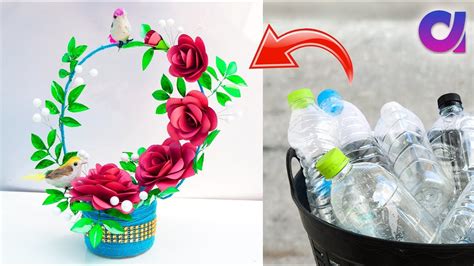 Best out of waste Plastic bottle Craft idea | Plastic bottle Basket ...