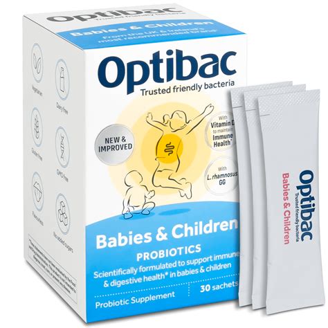 Optibac Probiotics | Babies & Children Supplement | 30 Sachets