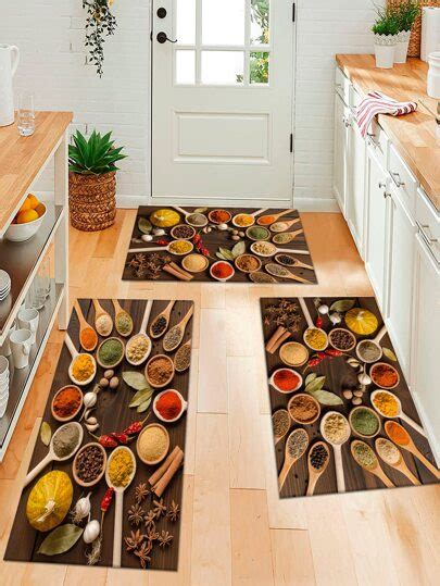 Search kitchenware print kitchen rug | SHEIN USA