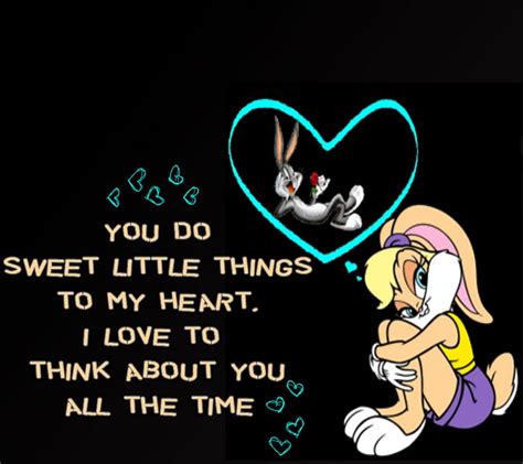 Bunny Love, bugs bunny, coiple, cute, heart, lovers, nice, poem, quotes ...