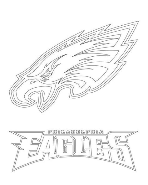 Top 10 Free Printable Philadelphia Eagles Coloring Pages