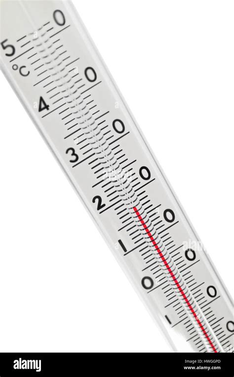 Celsius scale centigrade thermometer, glass bulb, red alcohol spirit Stock Photo: 136203381 - Alamy