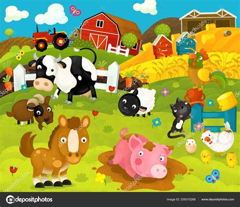 Barn Animals Cartoon