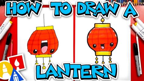 How To Draw A Chinese Lantern For Chinese New Year - YouTube