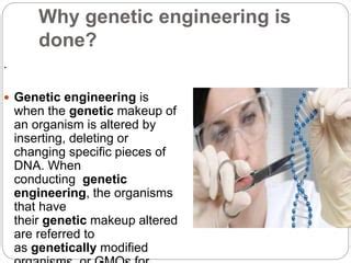 Applications of genetic engineering in medicine | PPT